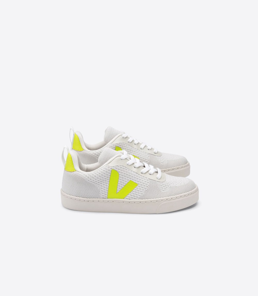 Tenis Veja Niños - V-10 Malha - Blancos - 462AQJXDE